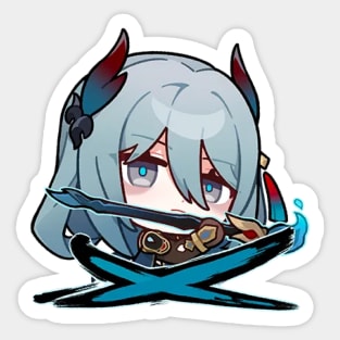 Honkai Star Rail Chibi Hanya Sticker